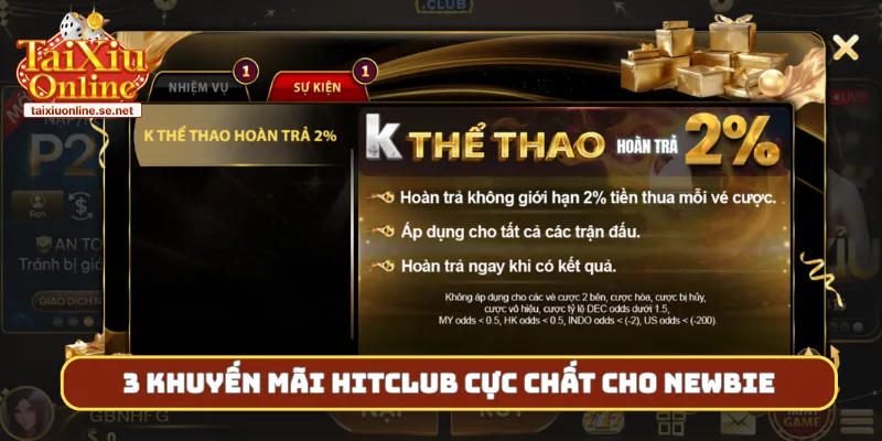 3 khuyến mãi Hitclub cực chất cho newbie
