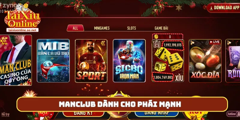 Manclub dành cho phái mạnh