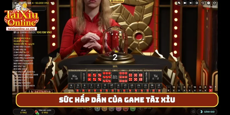 Sức hấp dẫn của game tài xỉu