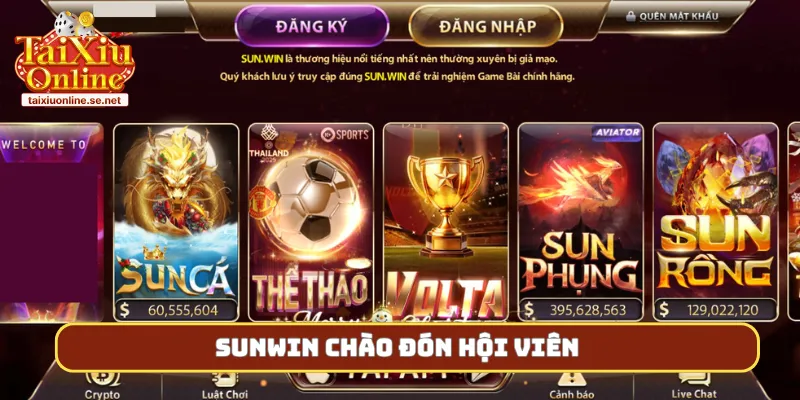 Sunwin chào đón hội viên