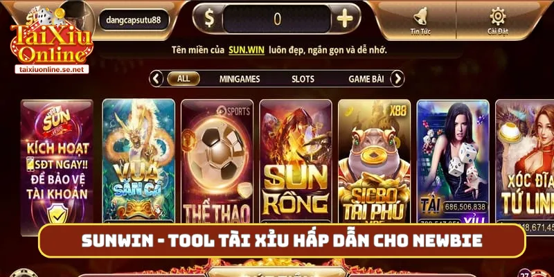 Sunwin - Tool tài xỉu hấp dẫn cho newbie