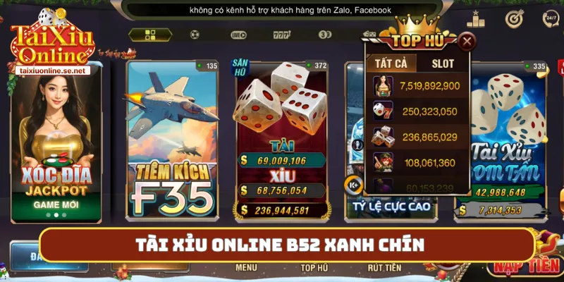 Tài xỉu online B52 xanh chín